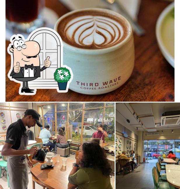 The restaurant's exterior and food