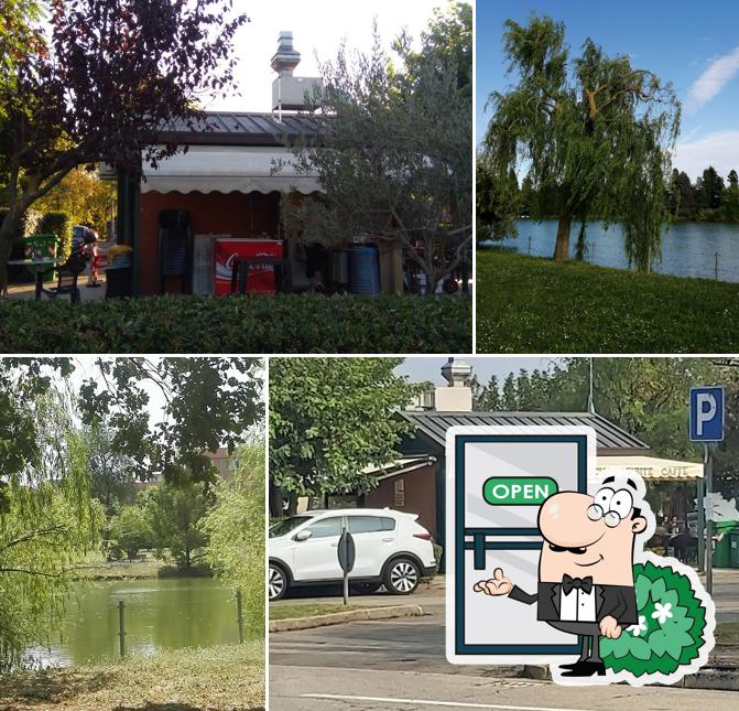 Goditi la vista dagli esterni di Il Chiosco Del Laghetto