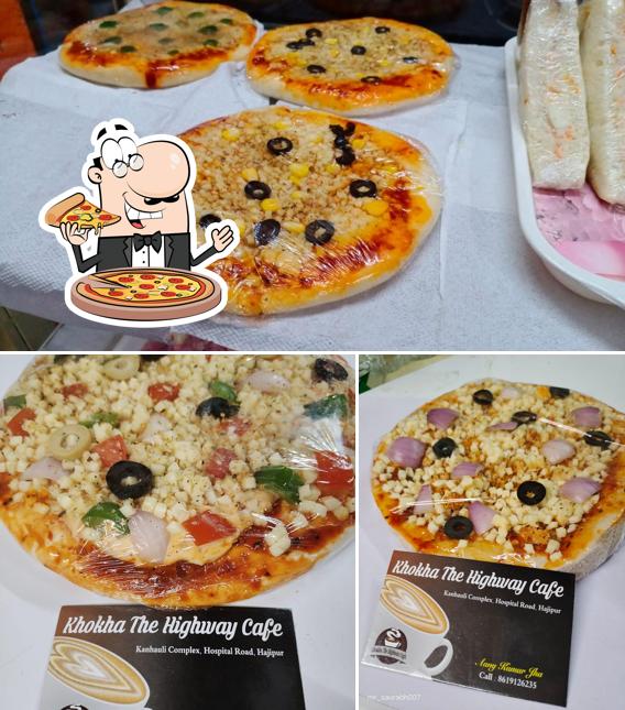 Order different kinds of pizza