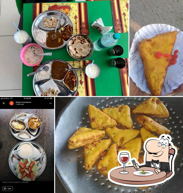 Food at Rajan Dhaba balachaur