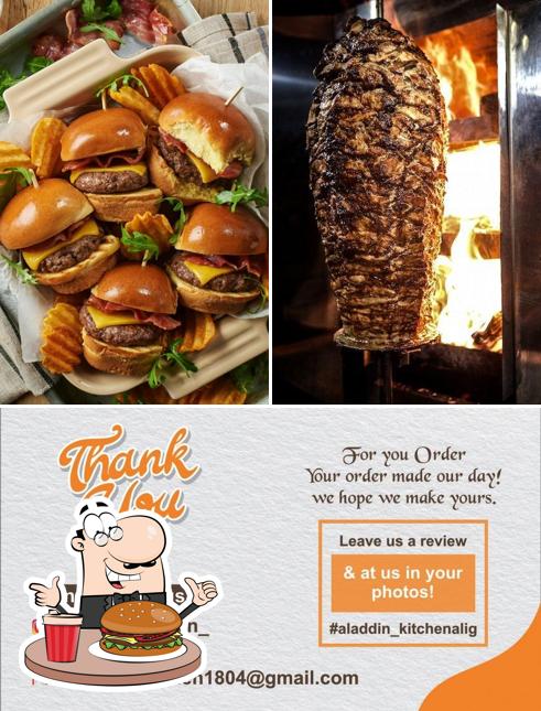 Order a burger at Afridi cloud kitchen