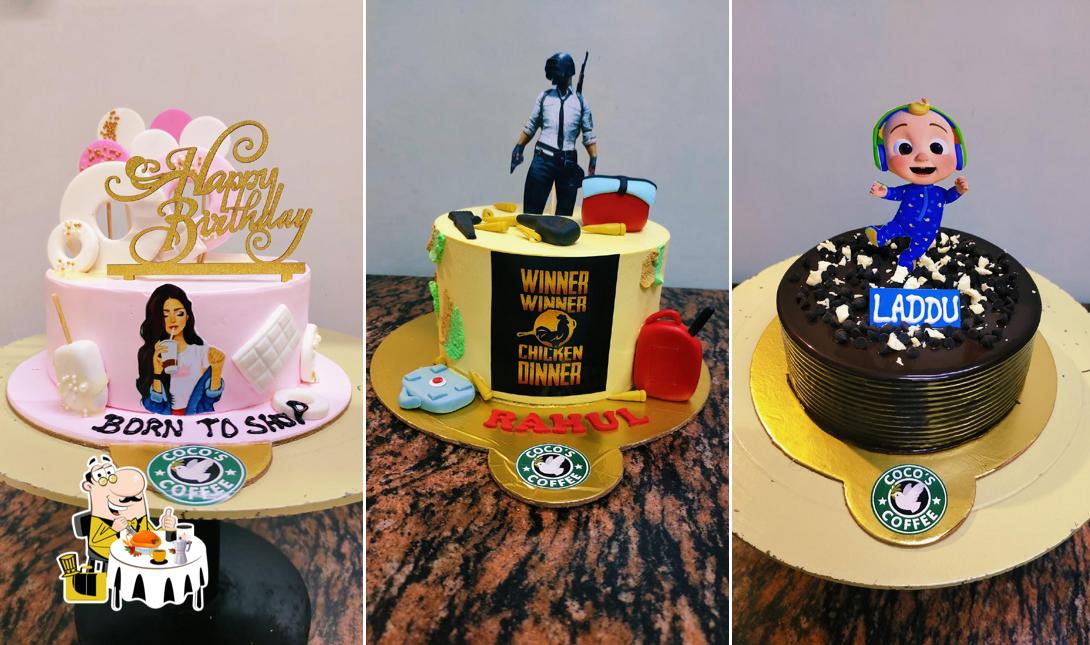 Food at Cafe coco Bakery and Cafe Cake Pastries Burger Sandwich Pasta Noodles Fries Shakes