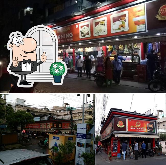 Enjoy the view at the outside area of Good Morning Fast Foods