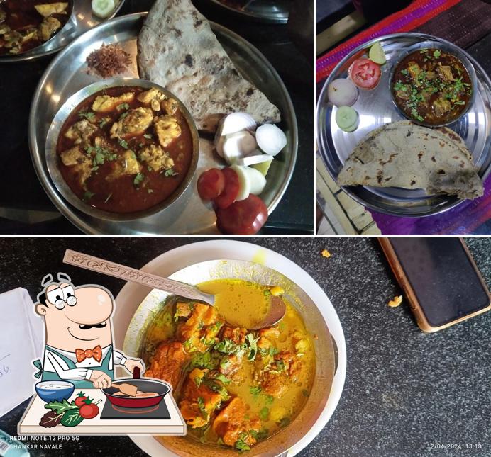 Chicken curry at Hotel Gauri