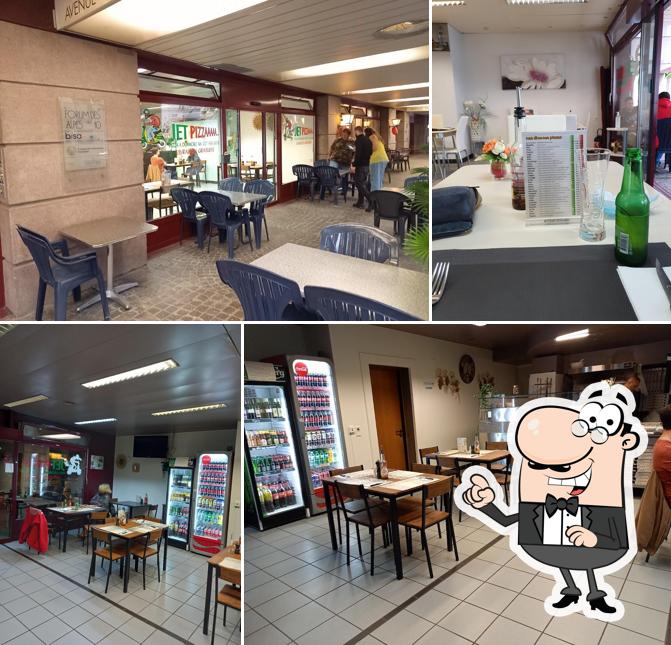 Gli interni di Jet Pizza Sierre