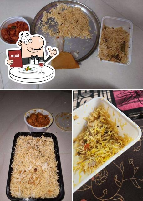 Food at Naidu's Food Court