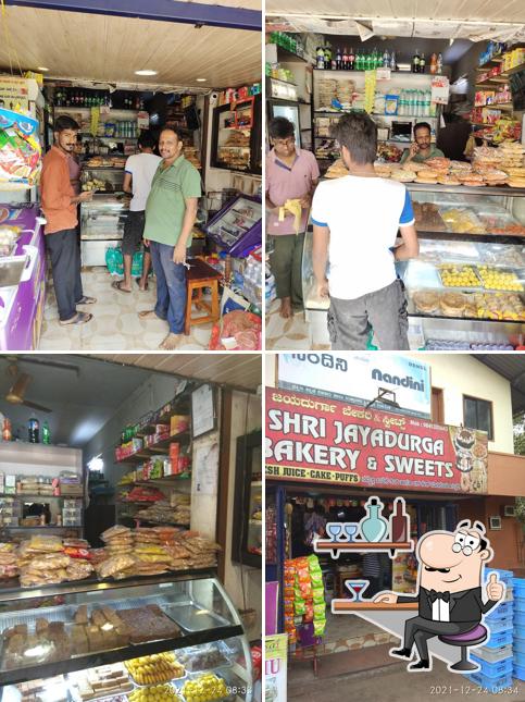 The interior of Shri Jayadurga Bakery And Sweets