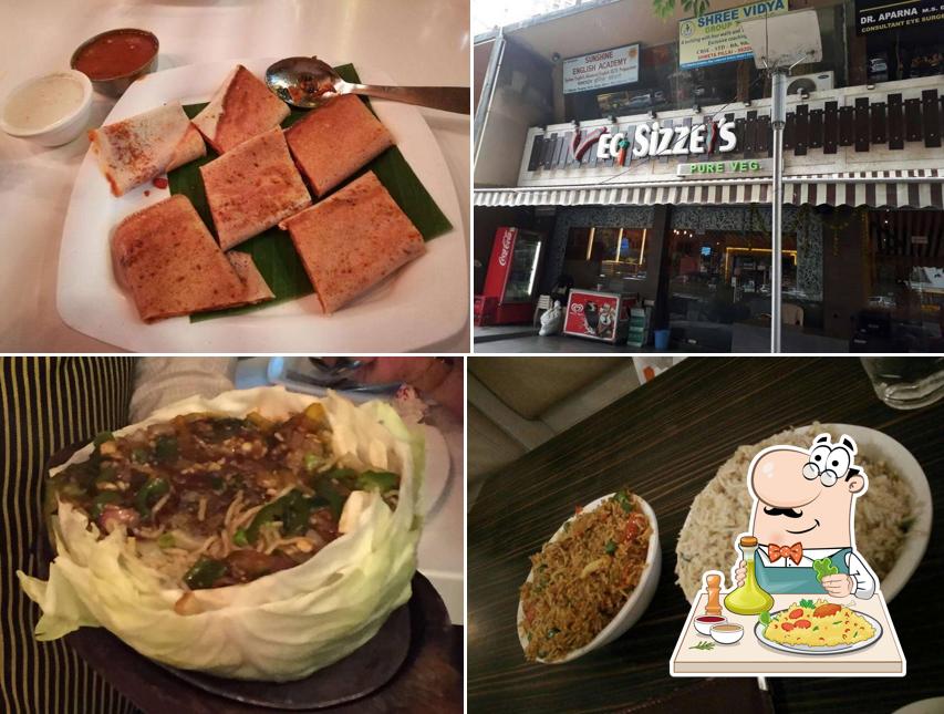 Food at Veg Sizzel's