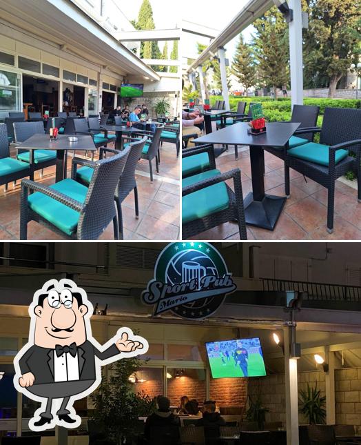 Gli interni di Sports Pub Mario