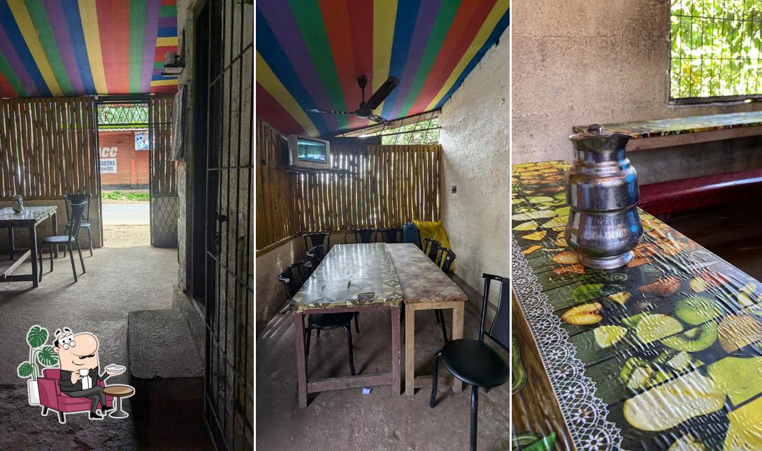 Take a seat at one of the tables at Toddy Bar