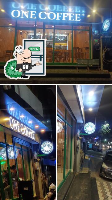 The exterior of ONE COFFEE