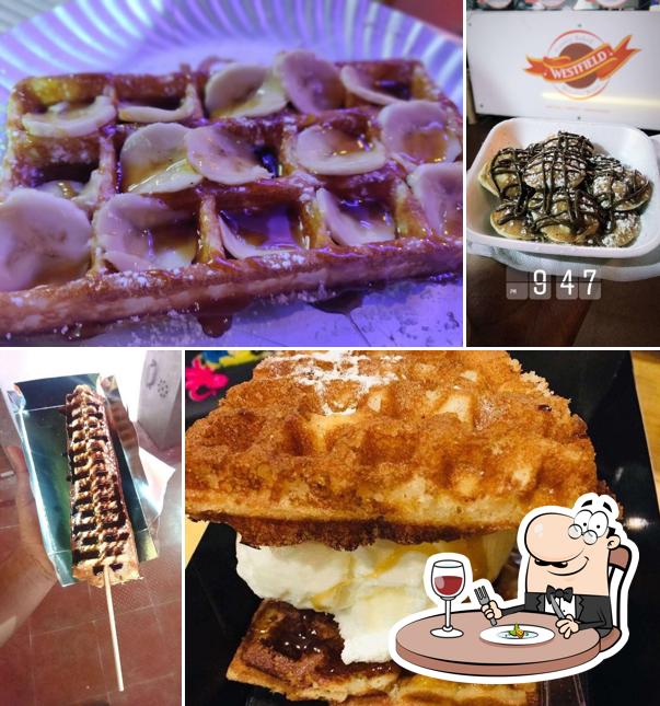 Food at Westfield Waffles