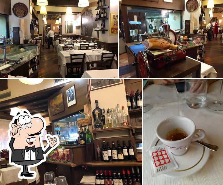 La foto della interni e bevanda di Osteria Della Carne Sedda & Faedda
