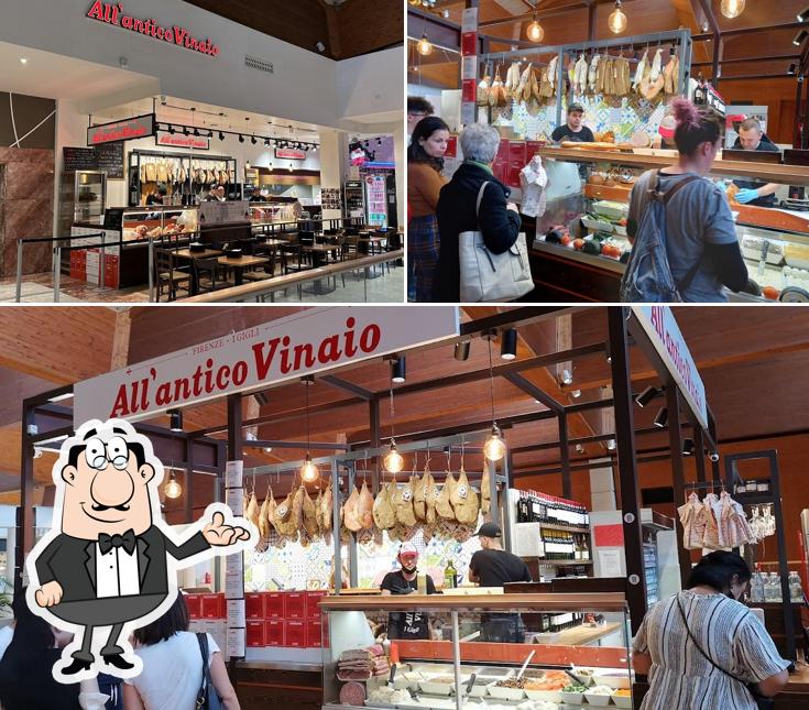 Gli interni di All'Antico Vinaio