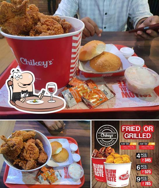 Fried chicken at Chikeys Nadapuram