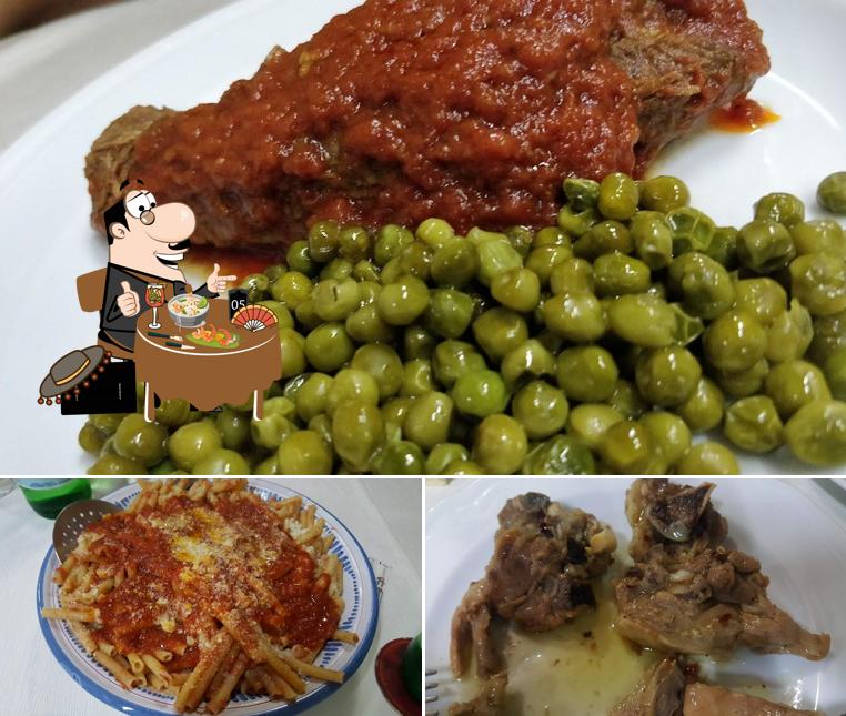 Cibo al Osteria Tre Rose