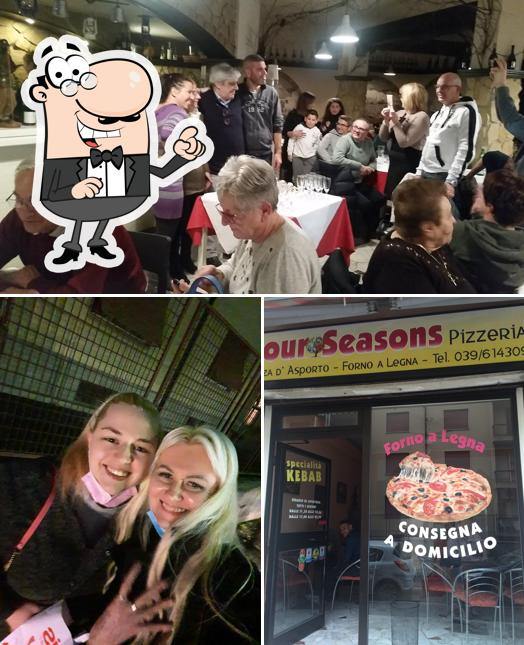 Gli interni di Pizzeria Four Seasons