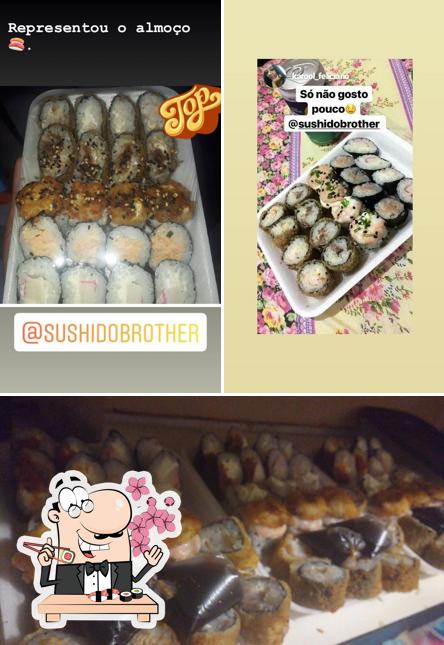 Peça diversas opções de sushi