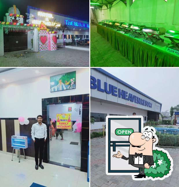 The exterior of The Blue Heaven Resort