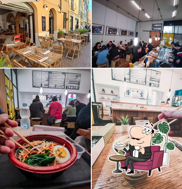 Gli interni di Noodles&Sushi