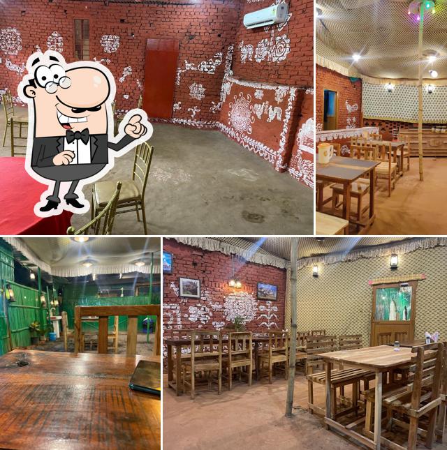The interior of Chulha Restaurant