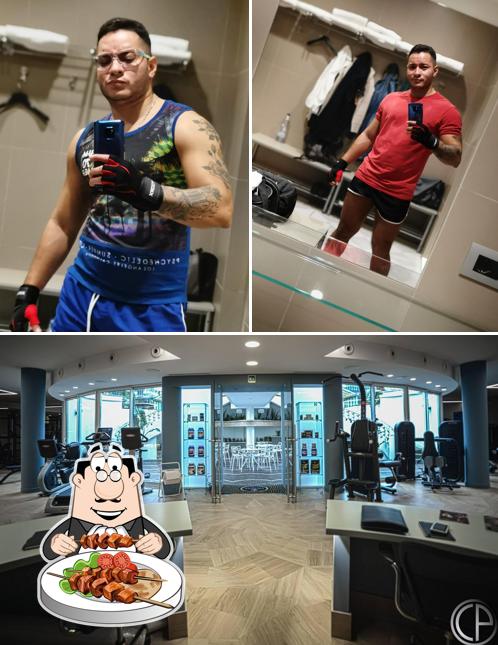 Questa è la immagine che raffigura la cibo e esterno di De-Luxe Fitness (TM)