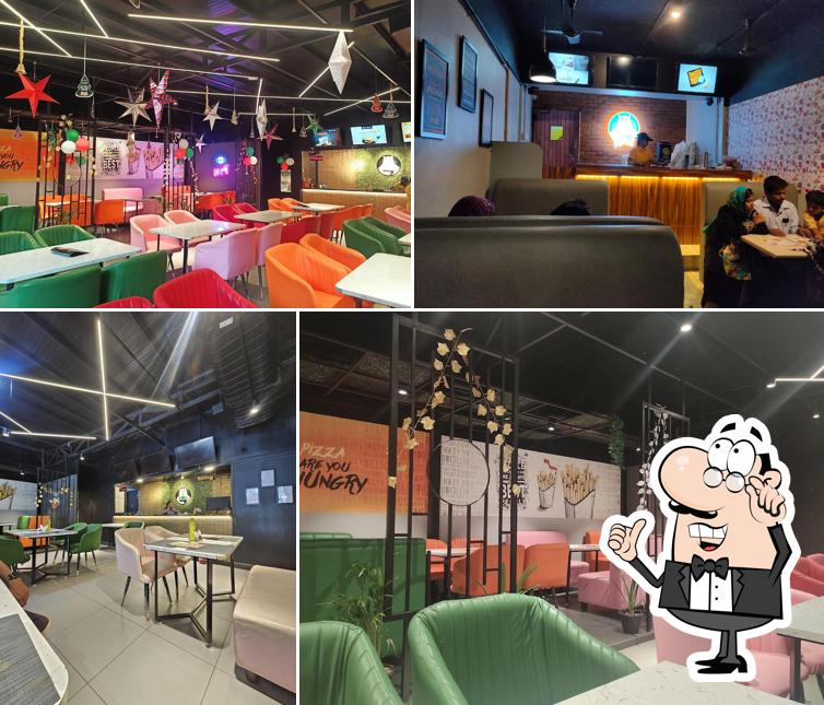 The interior of Iceland resto cafe