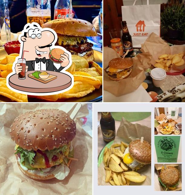 Gli hamburger di Il Clown 1996 Grill & Beer potranno soddisfare i gusti di molti