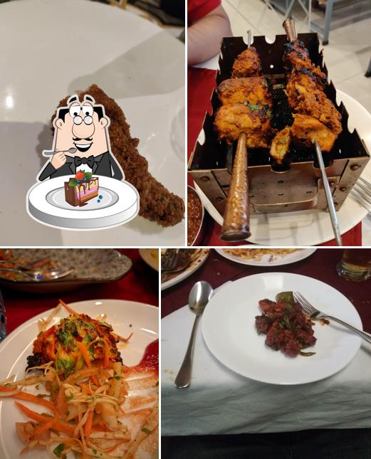 Chocolate cake at Lilak Restaurant