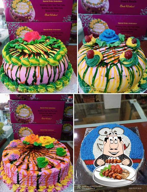 Food at L.J. Iyengar Bakery & Cake Palace
