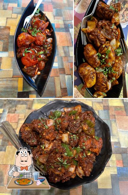 Chicken wings at Momo Nation Cafe, Darbhanga