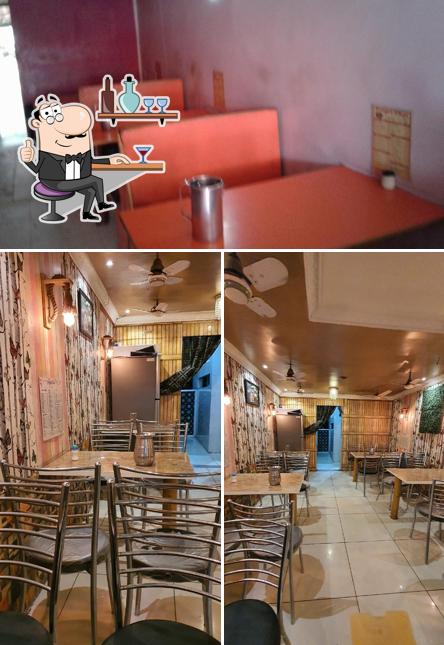 The interior of Tripti Chaat