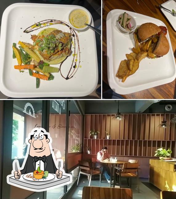 Take a look at the photo depicting food and interior at 34th August