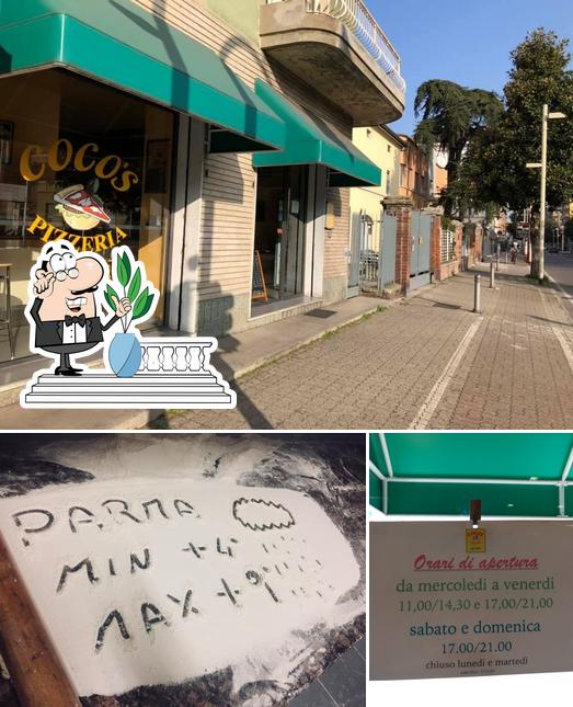 La immagine della esterno e interni di Coco'S Pizzeria