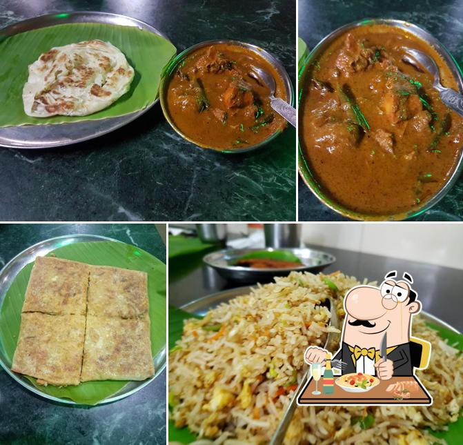 Food at Friends Restaurant