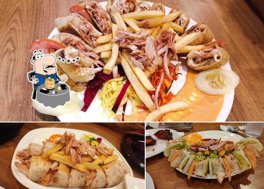 Food at Middle East Restaurant