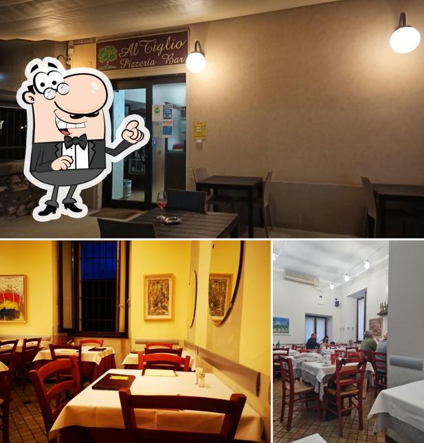 Dai un'occhiata agli interni di Pizzeria Al Tiglio