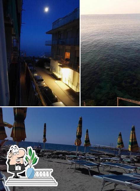Goditi la vista dall'area esterna di Bar Holidays Di Ardissone Giuliano