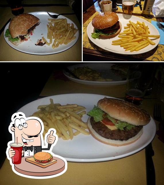 Ordina un hamburger a The Guinness Sky