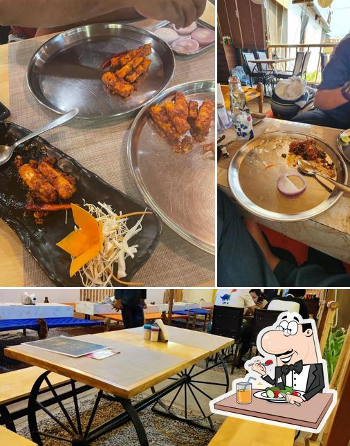Charpai Dhaba is distinguished by food and interior