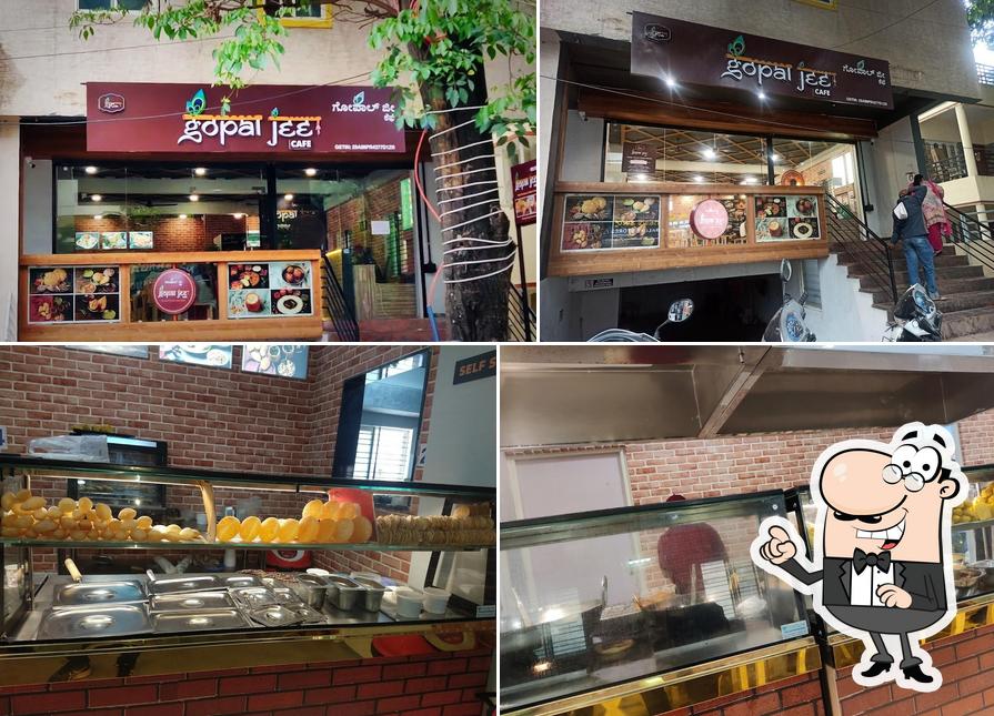 The exterior of Gopal Jee Cafe