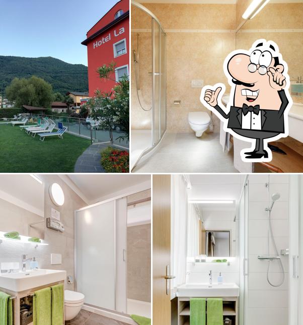 Gli interni di Hotel La Perla