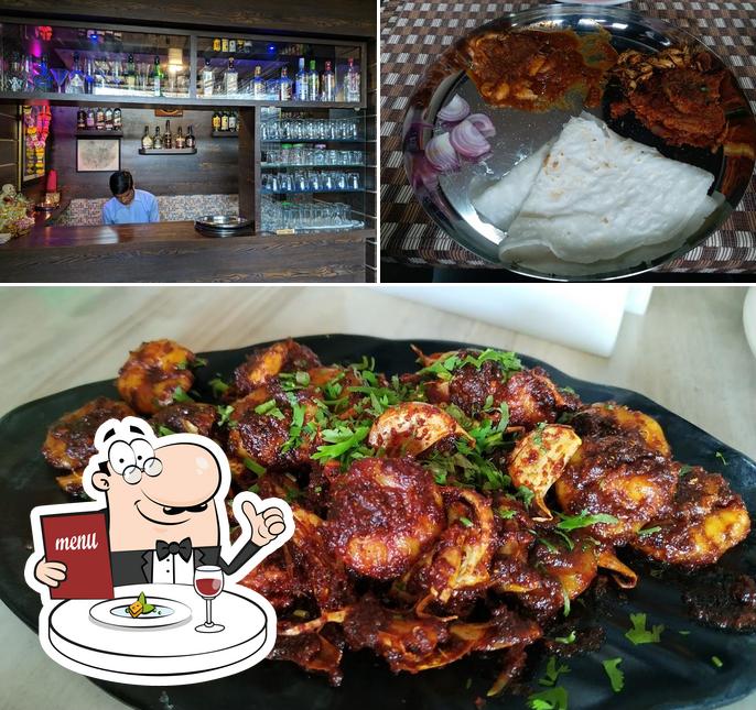 Among various things one can find food and bar counter at Hotel Surekha Family Restaurant And Bar