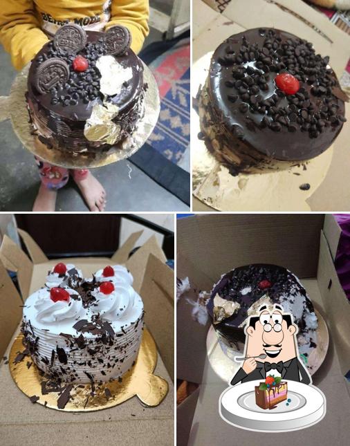 Chocolate cake at M B Bakers