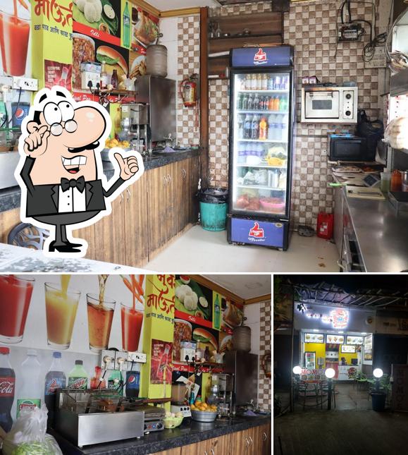 The interior of Mumbai burger