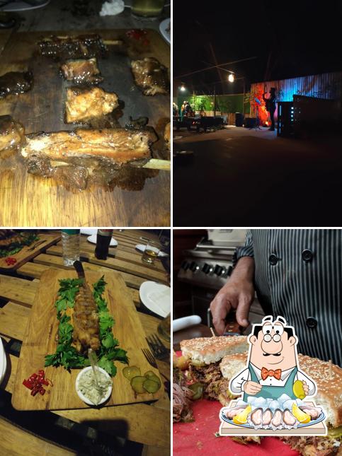 Try out different seafood dishes available at Smoke Trailer Grill