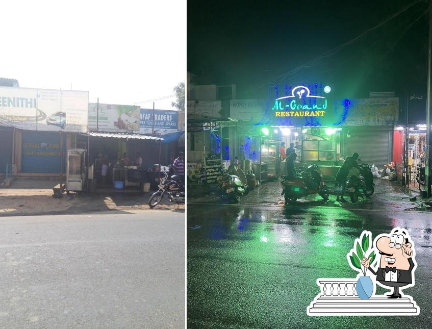 The exterior of al Grand- Best Biriyani