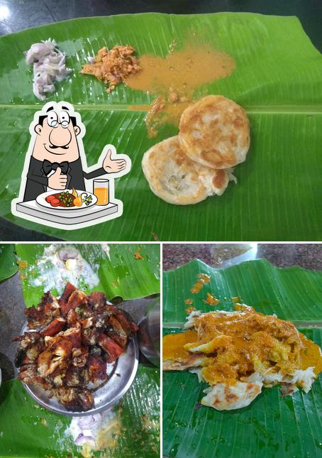 Food at New Ruchi Hotel