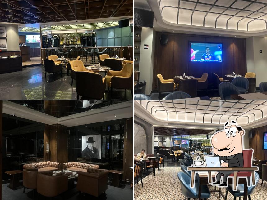 The interior of Sip & Savour