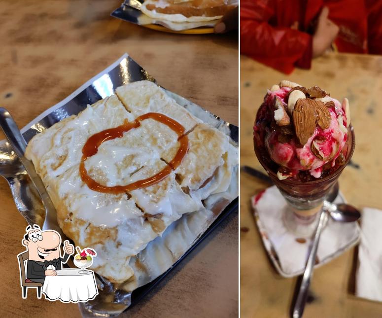 Juice land offers a range of desserts